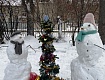 Снеговик – патриот, болельщик и вязальщица