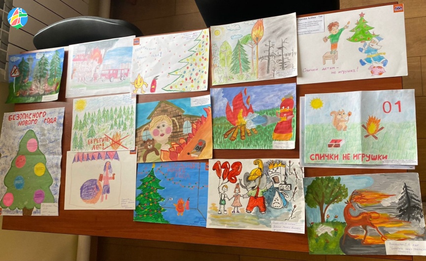 Юные рассказовцы получили награды за участие в конкурсе «Противопожарного рисунка Тамбовской области»