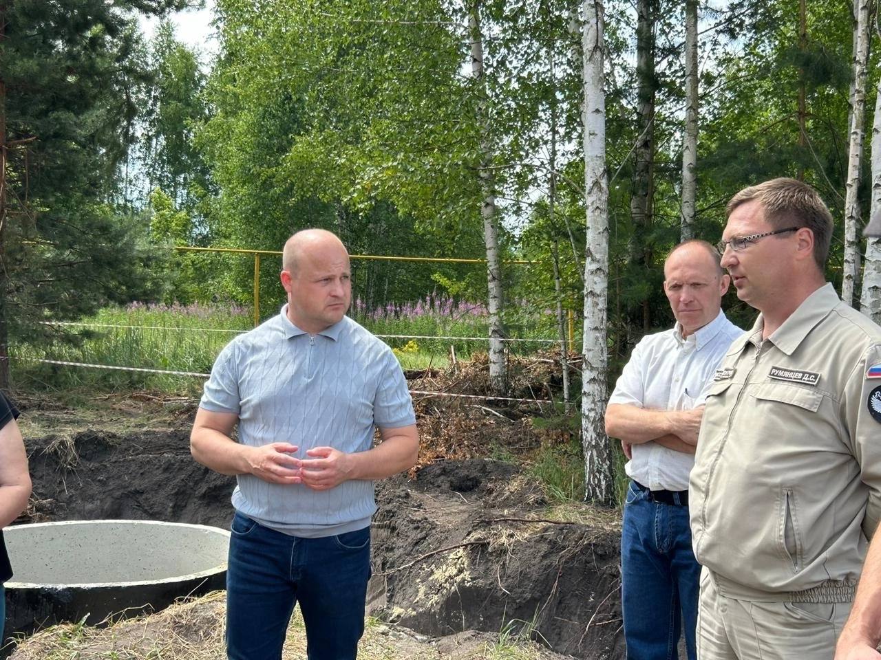 В селе Нижнеспасское продолжается строительство сетей водоснабжения