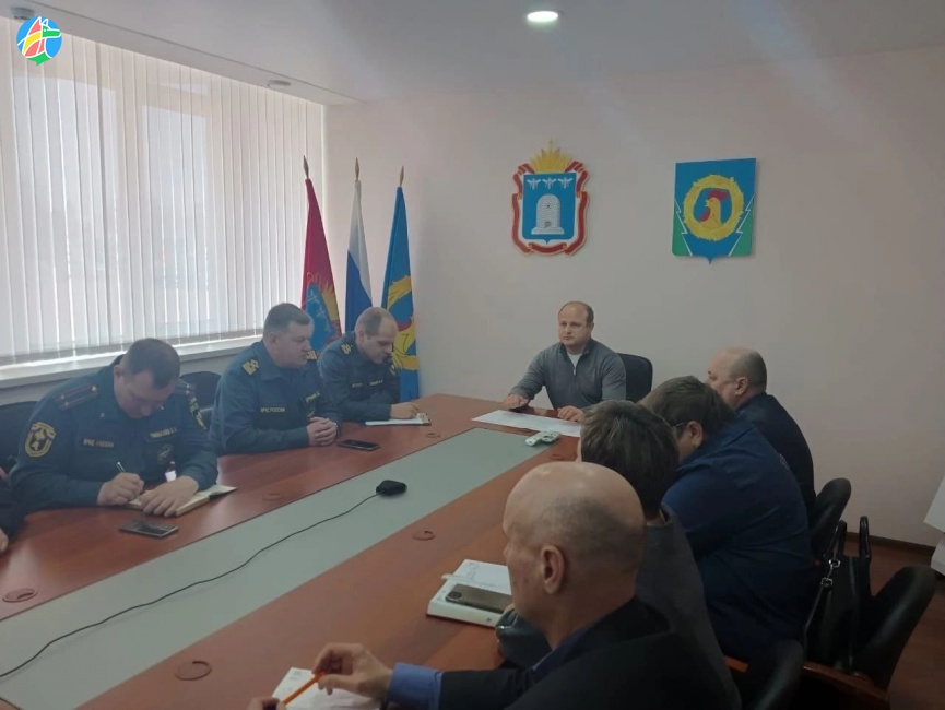 В Рассказовском районе прошло заседании комиссии по предупреждению и ликвидации ЧС