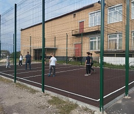 В САЮКИНО ОТКРЫЛАСЬ СОВРЕМЕННАЯ СПОРТИВНАЯ ПЛОЩАДКА
