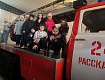Юные художники и танцоры побывали на экскурсии в пожарно-спасательной части
