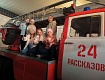 Юные художники и танцоры побывали на экскурсии в пожарно-спасательной части