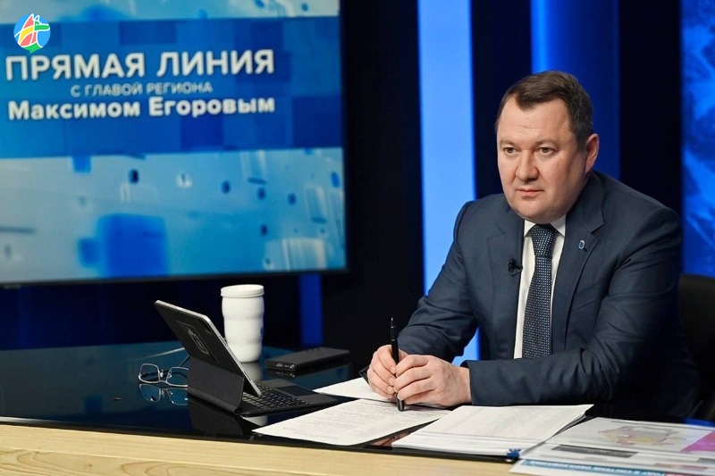 Максим Егоров ответил на вопросы жителей Мичуринского района в прямом эфире