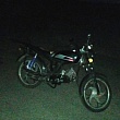 В селе Саюкино опрокинулся мотоциклист