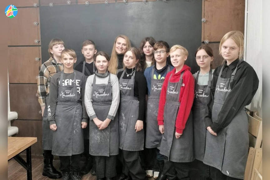 Юные художники из города Рассказово посетили гончарную школу