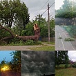 Последствия шквалистого ветра в городе Рассказово